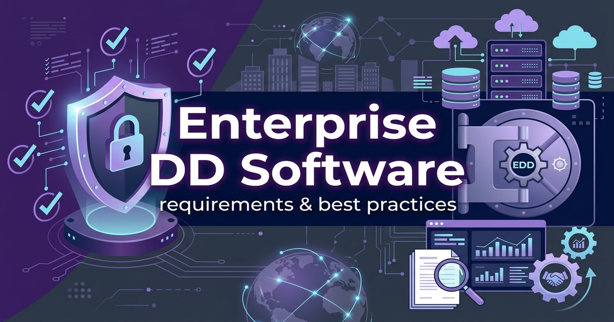 Enterprise Due Diligence Software: Requirements and Evaluation Framework