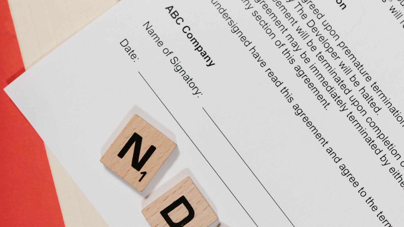 Nondisclosure agreement for confidential clean-team document access